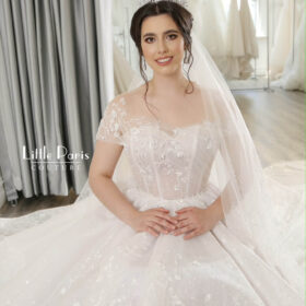 Cap sleeves Ball Gowns